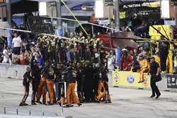 Martin Truex Jr., Furniture Row Racing Toyota team celebration