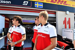 Charles Leclerc, Sauber and Marcus Ericsson, Sauber