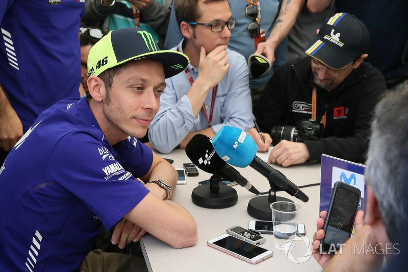 Conférence de presse de Valentino Rossi, Yamaha Factory Racing