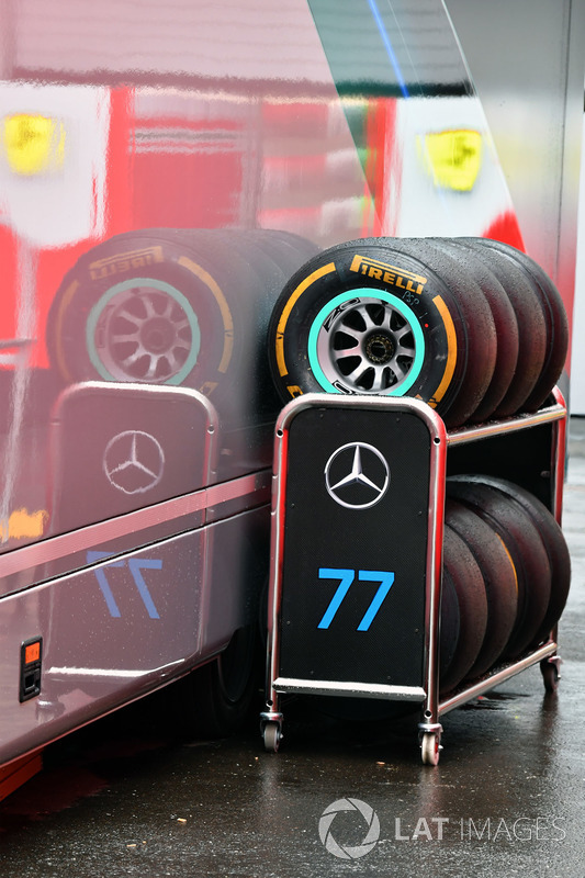 Mercedes AMG F1 Pirelli tyres