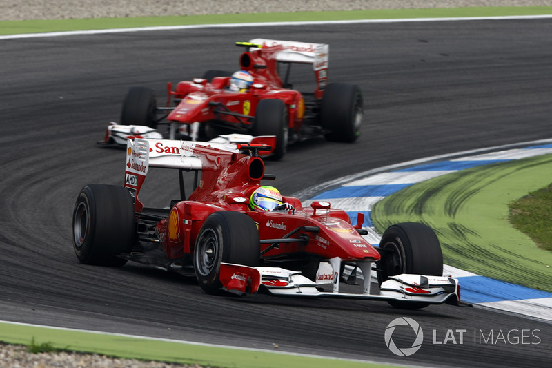 Felipe Massa, Ferrari F10, Fernando Alonso, Ferrari F10