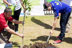 Jorge Lorenzo, Yamaha Factory Racing planta un árbol en COTA