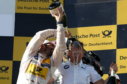 Podium: Timo Glock, BMW Team RMG, BMW M4 DTM und Stefan Reinhold, BMW Team RMG