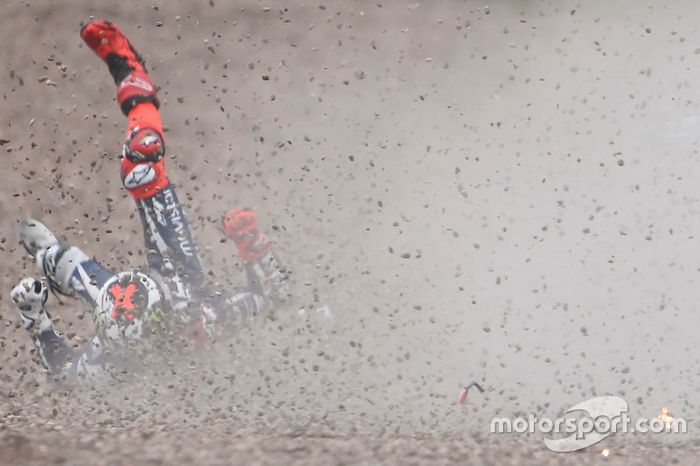 Jorge Lorenzo, Yamaha Factory Racing accidente