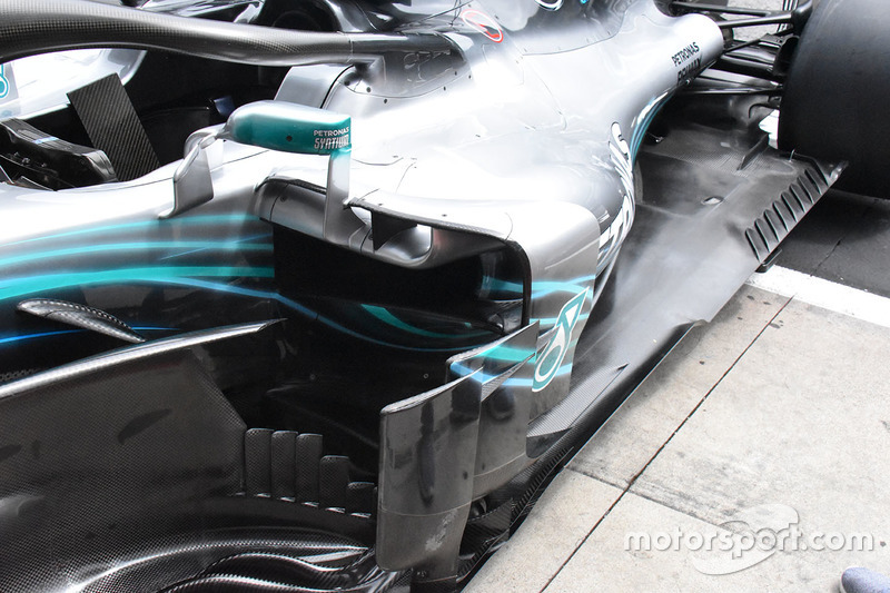 Mercedes-AMG F1 W09 bodywork detail