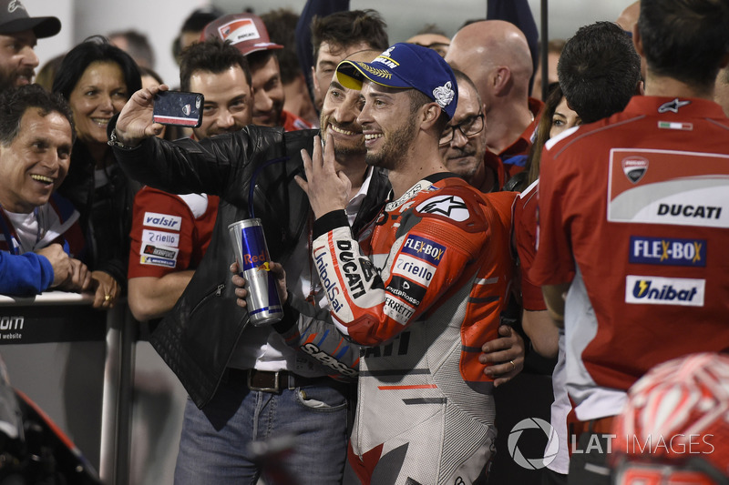 Ganador, Andrea Dovizioso, Ducati Team, Claudio Domenicali