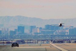 Sam Schmidt in the ARROW-modified Corvette C7 Z06 at Nellis Air Force Base, NV