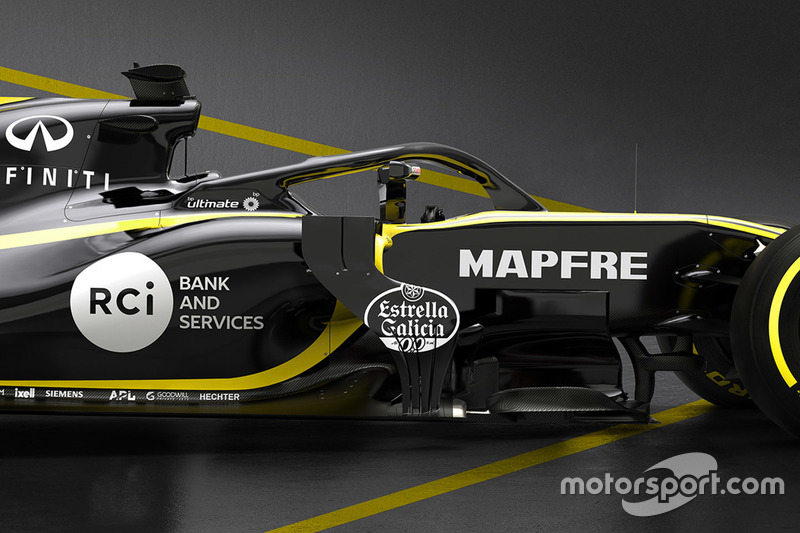 Renault F1 Team RS18 halo detail