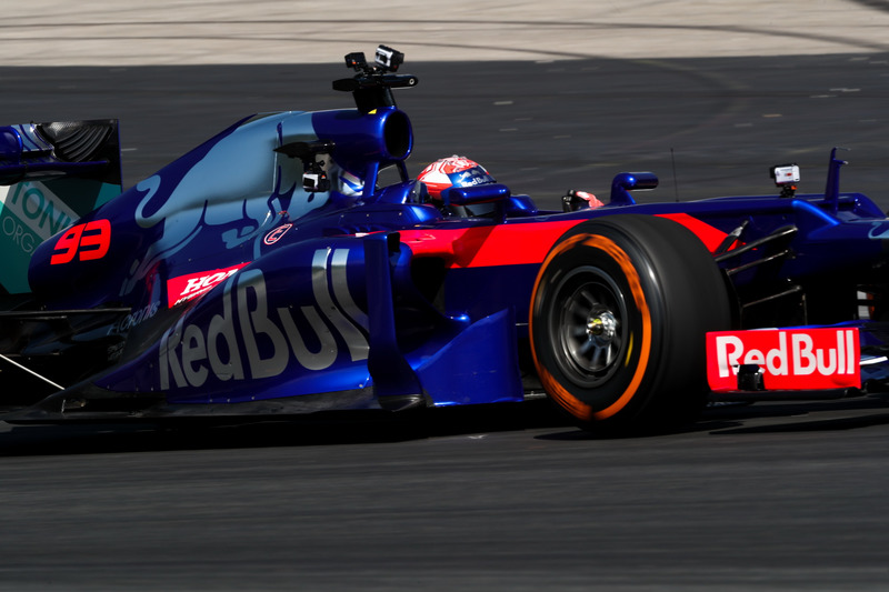 Marc Marquez, prueba el Toro Rosso de F1