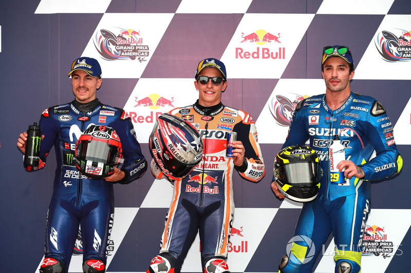 Polesitter Marc Marquez, 2. Maverick Viñales, 3. Andrea Iannone