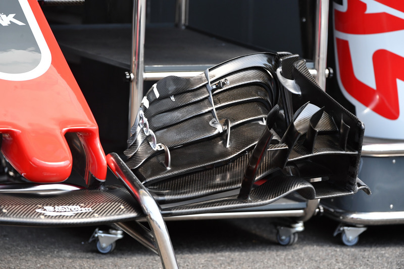 Alerón delantero del Haas F1 Team VF-18