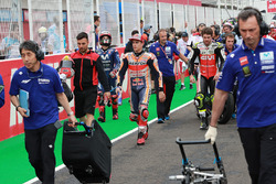 Марк Маркес, Repsol Honda Team, Кел Кратчлоу, Team LCR Honda, на стартовій решітці