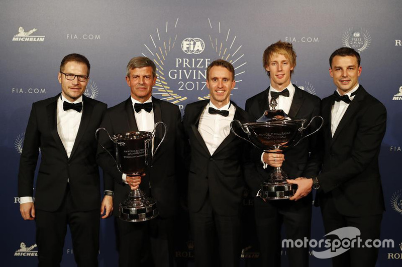 Andreas Seidl, Fritz Enzinger, Timo Bernhard, Brandon Hartley, Earl Bamber