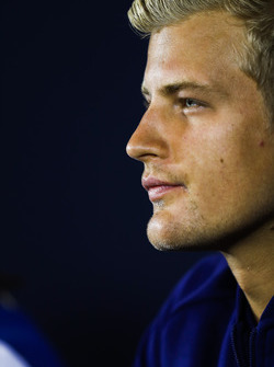 Marcus Ericsson, Sauber, nella conferenza stampa