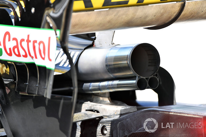 Renault Sport F1 Team R.S. 18 exhaust