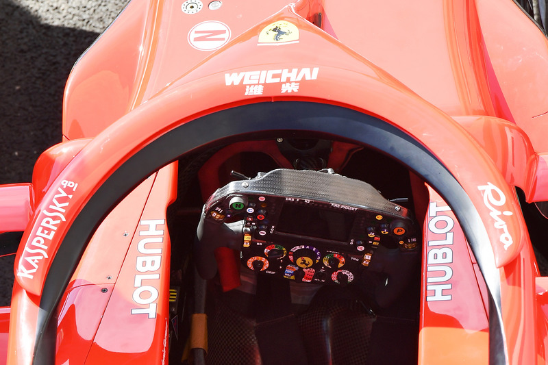 Ferrari SF71H steering wheel