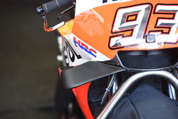 Wings on the bike of Marc Marquez, Repsol Honda Team