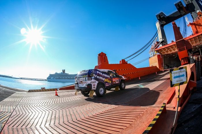 Embarque en Marsella del Dakar 2020