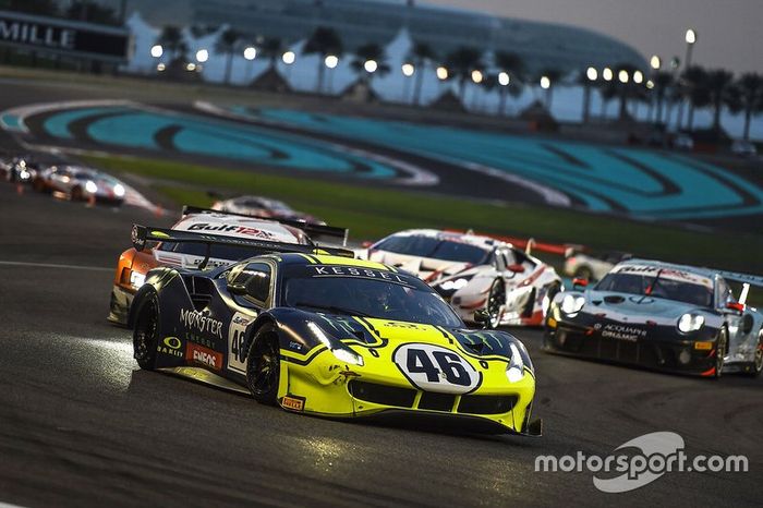 #46 Monster VR46 Kessel Ferrari 488 GT3: Valentino Rossi, Luca Marini, Alessio Salucci
