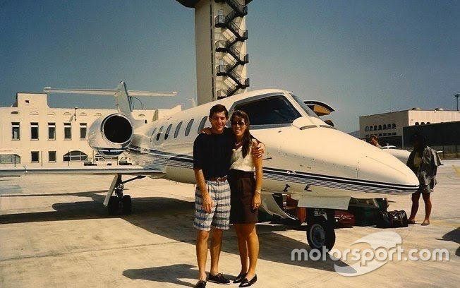 Ayrton Senna e Adriane Yamin