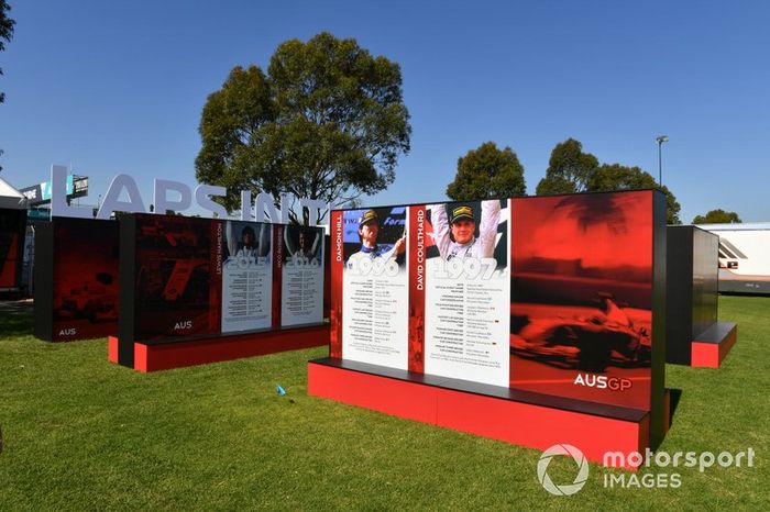 Paneles históricos de la Formula 1