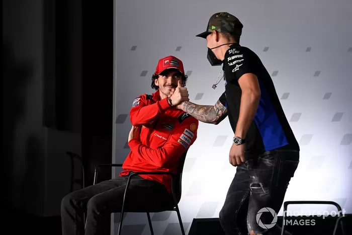 Francesco Bagnaia, Ducati Team, Fabio Quartararo, Yamaha Factory Racing