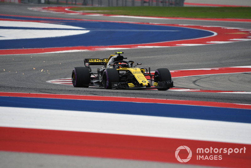 Carlos Sainz Jr., Renault Sport F1 Team R.S. 18 sparks