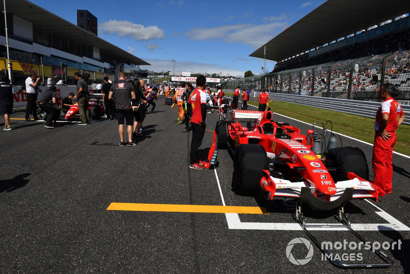 Ferrari lors des Legends F1 30th Anniversary Lap Demonstration