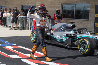 Max Verstappen, Red Bull Racing celebrates in parc ferme