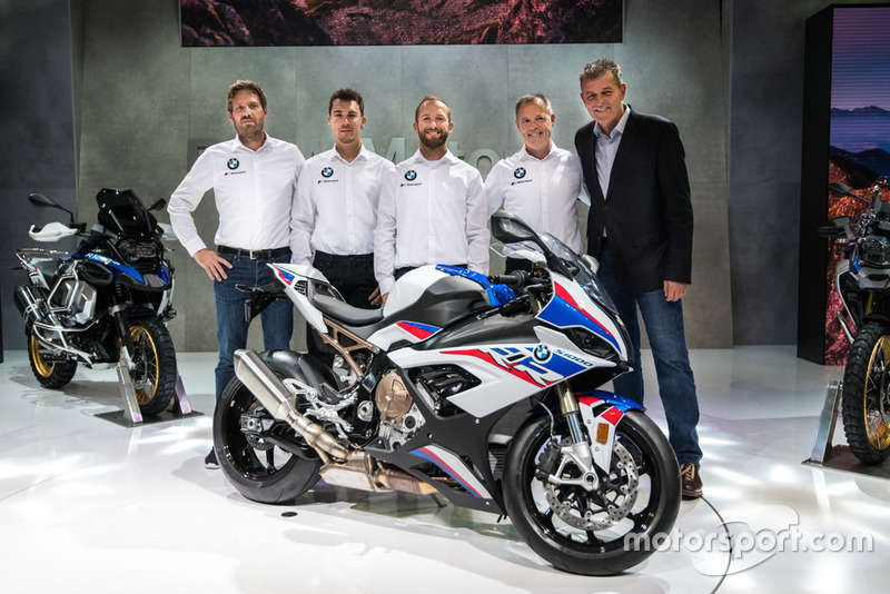 Marc Bongers, BMW Motorrad Motorsport Direktor, Markus Reiterberger, Tom Sykes, Shaun Muir, Teamchef, Dr. Markus Schramm, Leiter BMW Motorrad 