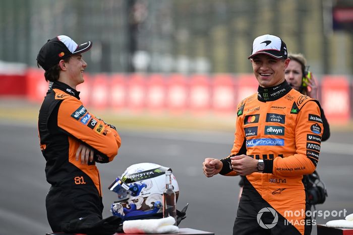 Lando Norris, McLaren, Oscar Piastri