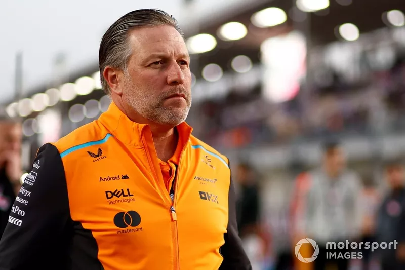 Zak Brown, directeur général, McLaren Racing