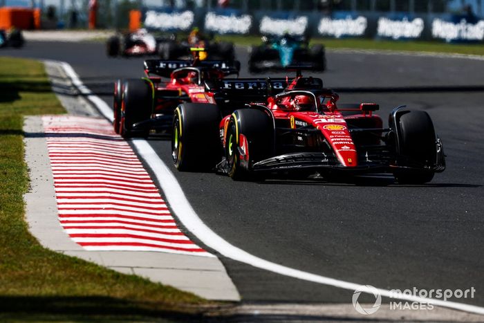 Charles Leclerc, Ferrari SF-23, Carlos Sainz, Ferrari SF-23