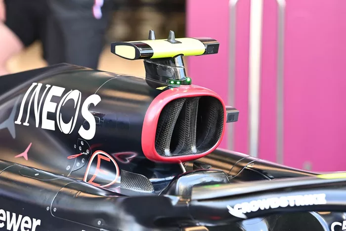 Mercedes W14 technical detail