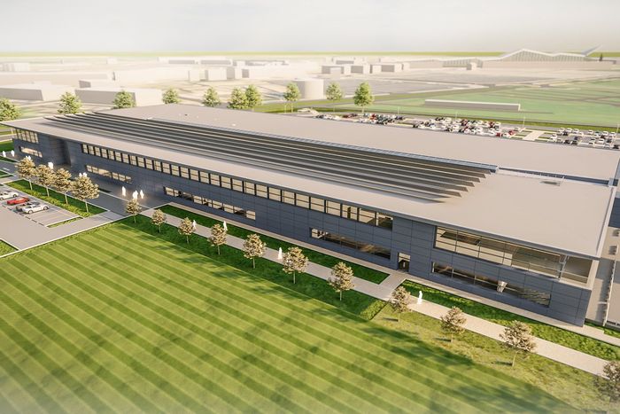 Aston Martin Silverstone factory rendering