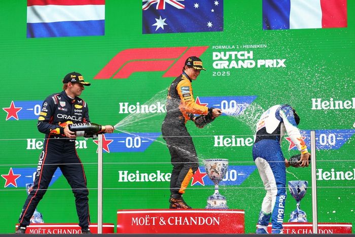 Oscar Piastri, McLaren, Max Verstappen, Red Bull Racing, Isack Hadjar, Racing Bulls Team