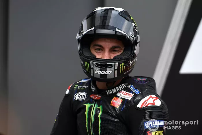 Ganador de la pole Maverick Viñales, Yamaha Factory Racing