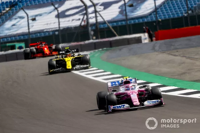 Lance Stroll, Racing Point RP20, Esteban Ocon, Renault F1 Team R.S.20, Sebastian Vettel, Ferrari SF1000