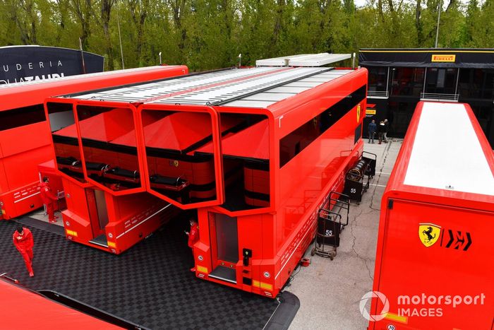 El motorhome de Ferrari 