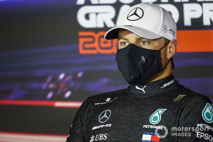 Valtteri Bottas, Mercedes-AMG F1, en la conferencia de prensa después de la carrera