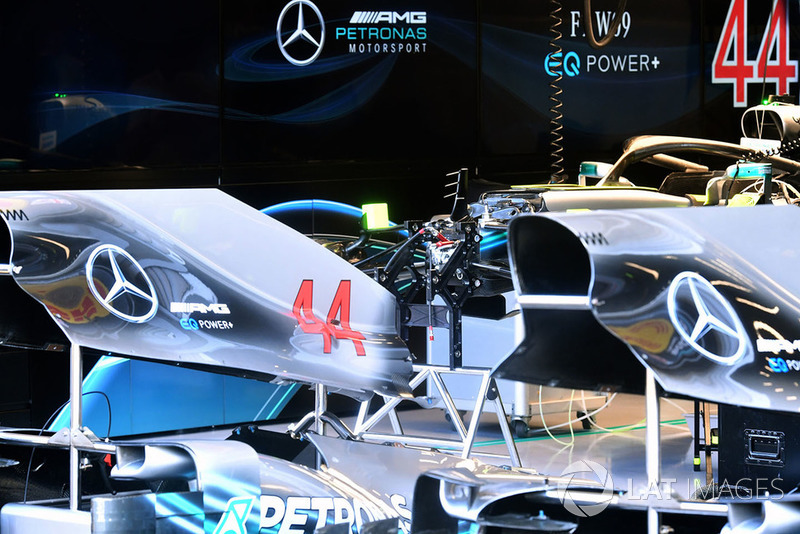 La carrosserie de la Mercedes AMG F1 W09