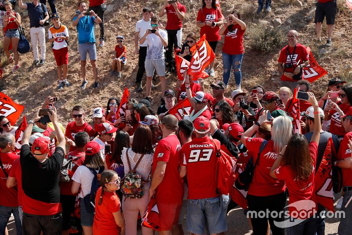 Inauguración curva Márquez