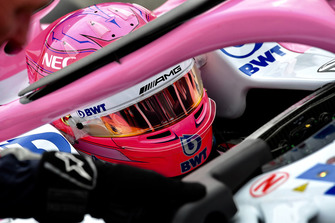 Esteban Ocon, Racing Point Force India VJM11 gridde