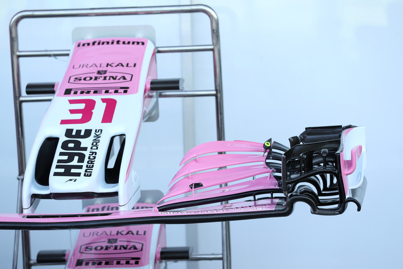 Un aileron avant de Racing Point Force India VJM11