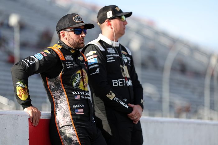 Kyle Busch and teammate Austin Dillon, Richard Childress Racing