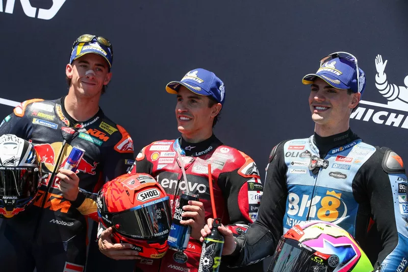 Pedro Acosta, Red Bull KTM Factory Racing, Fermin Aldeguer, Gresini Racing, Marc Marquez, Ducati Team