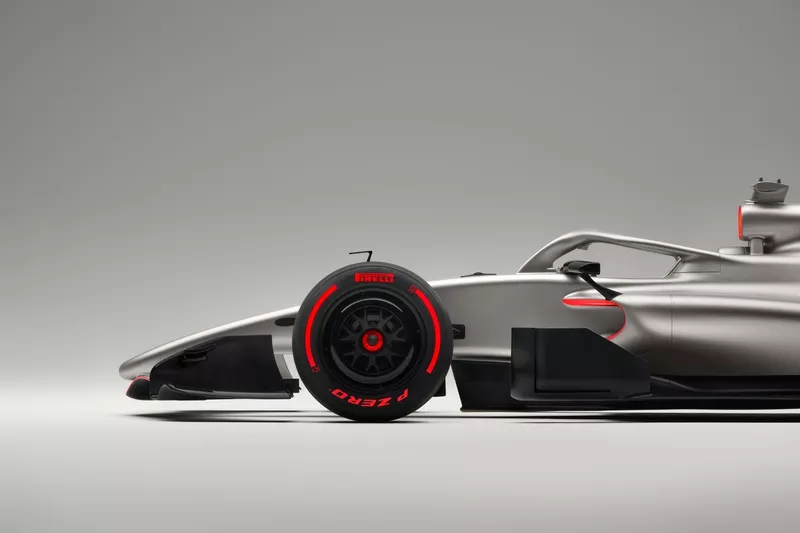 La livrée du concept RS26 de l'Audi F1 Team