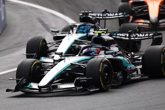Andrea Kimi Antonelli, Mercedes; George Russell, Mercedes