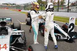 Володар поулу Льюіс Хемілтон, Mercedes AMG F1, Валттері Боттас, Mercedes AMG F1