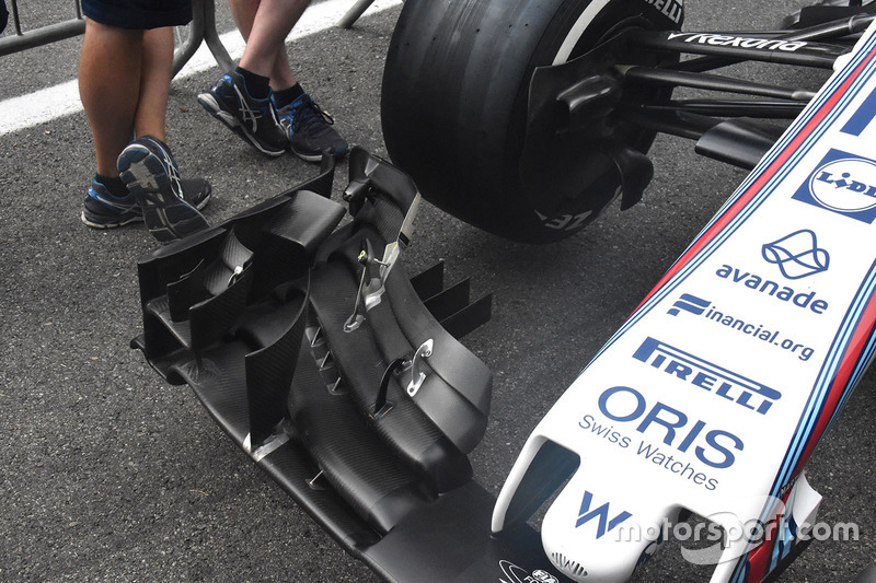 Williams FW40 front wing detail